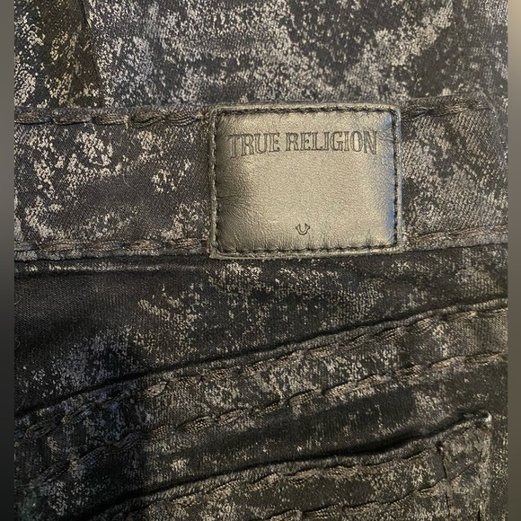 True Religion Casey skinny jeans black size 26 - Picture 4 of 7